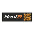 HaulR Professional Driver QR Car Magnet — Black & Orange Fleet Sign
