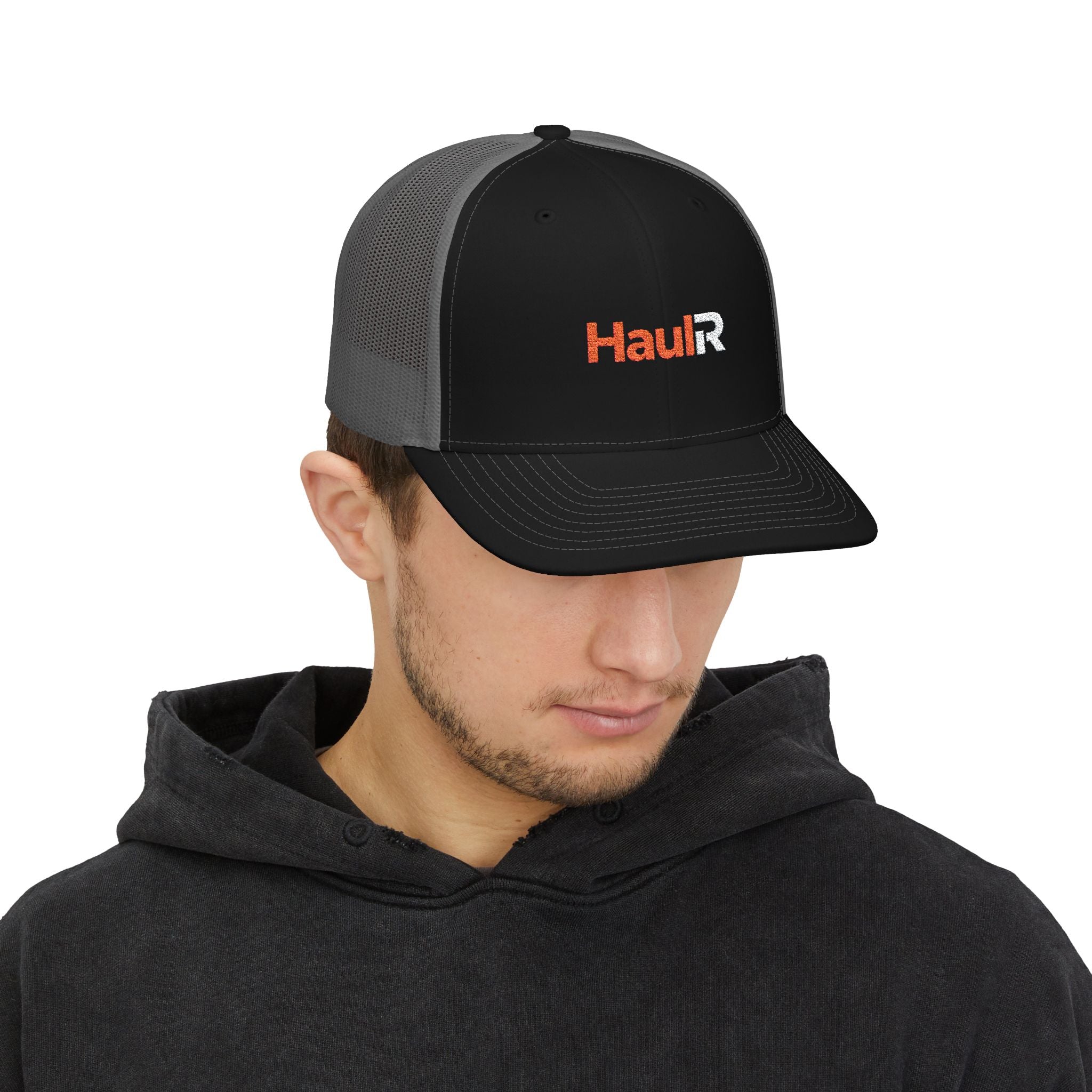 Trucker Cap — Embroidered ‘HaulR’ Logo Snapback