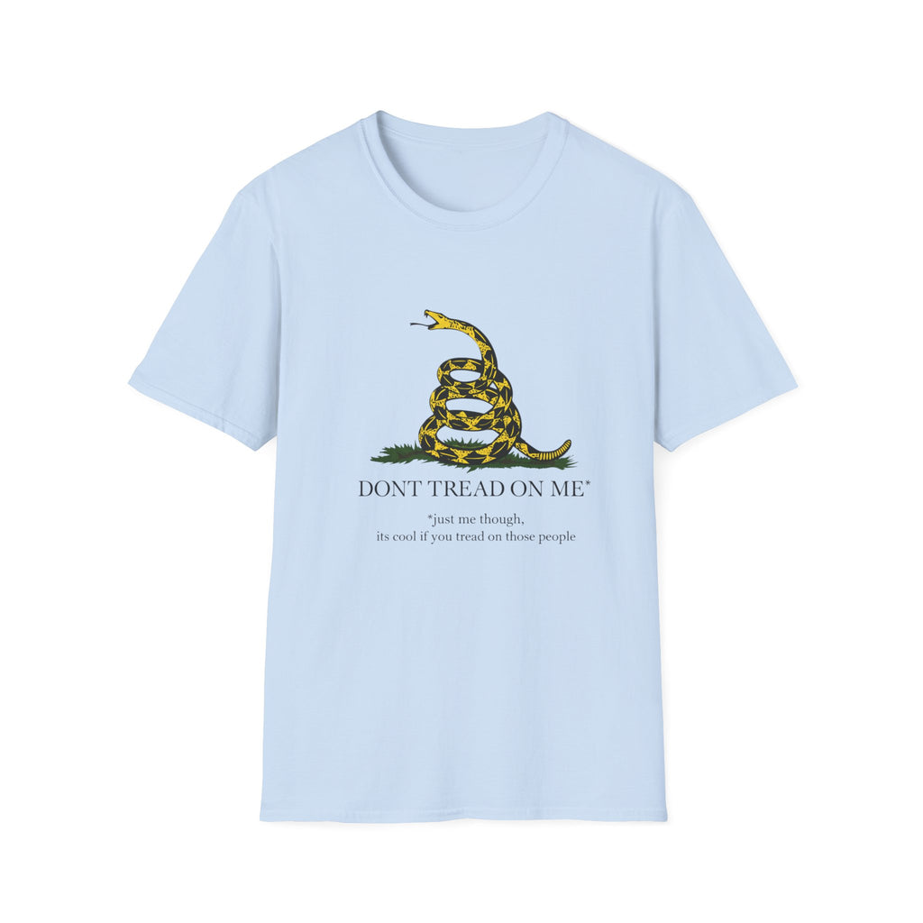 T‑Shirt — “Don’t Tread On Me” Coiled Gadsden Snake Patriotic Tee