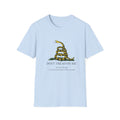 T‑Shirt — “Don’t Tread On Me” Coiled Gadsden Snake Patriotic Tee