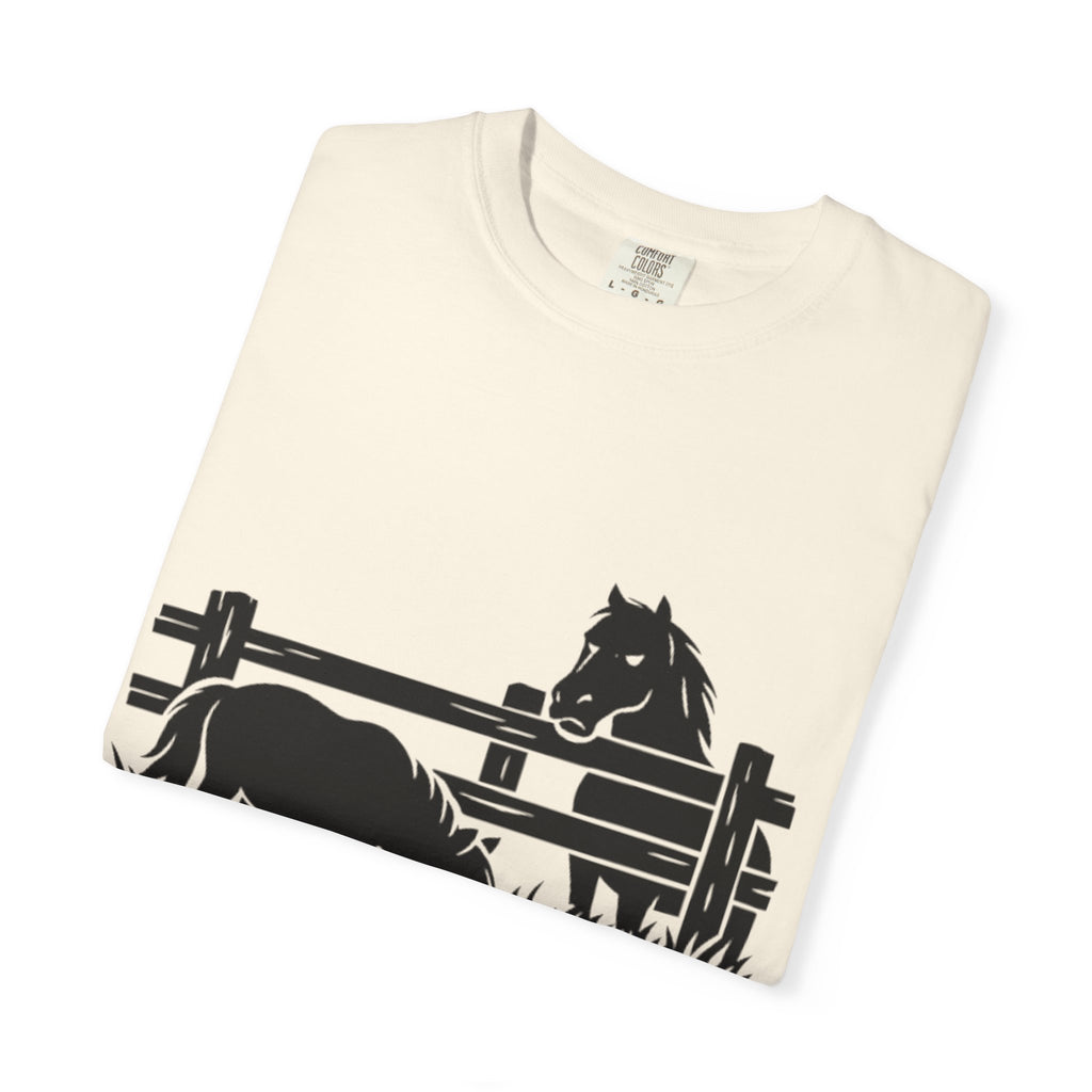 Miniature Pony T-Shirt — "I'm happy being little." Horse Lover Tee