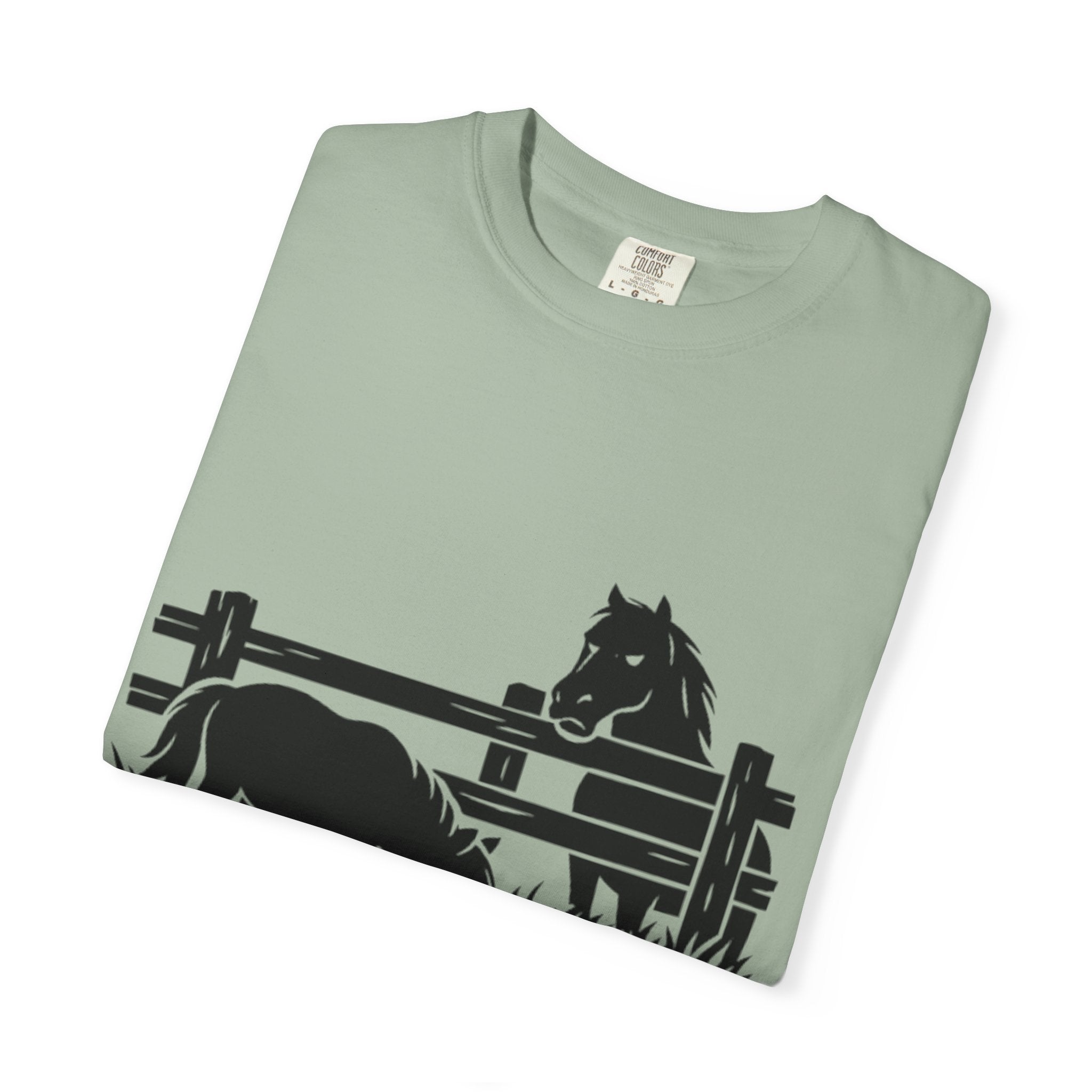 Miniature Pony T-Shirt — "I'm happy being little." Horse Lover Tee