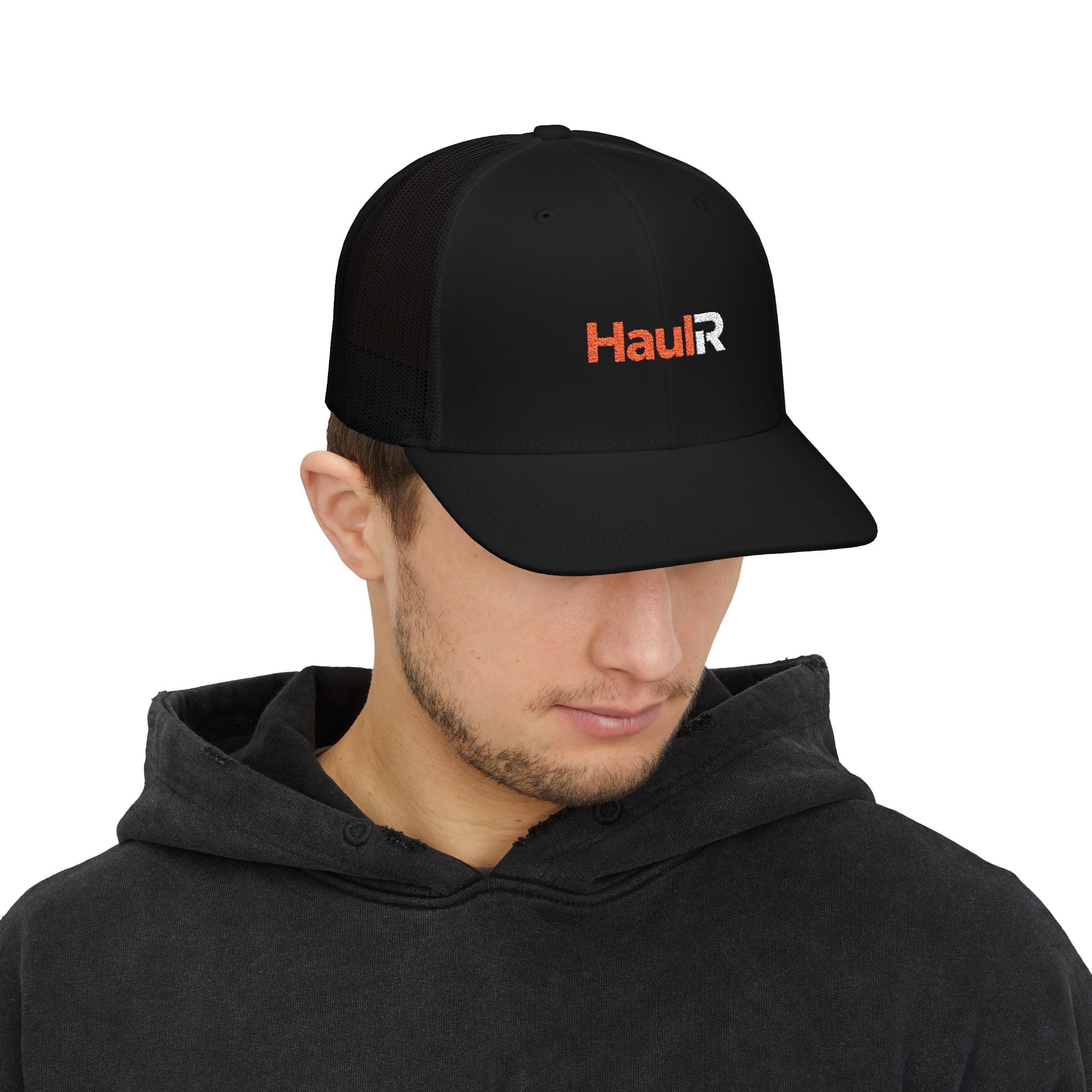 Trucker Cap — Embroidered ‘HaulR’ Logo Snapback