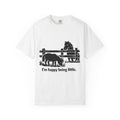 Miniature Pony T-Shirt — "I'm happy being little." Horse Lover Tee