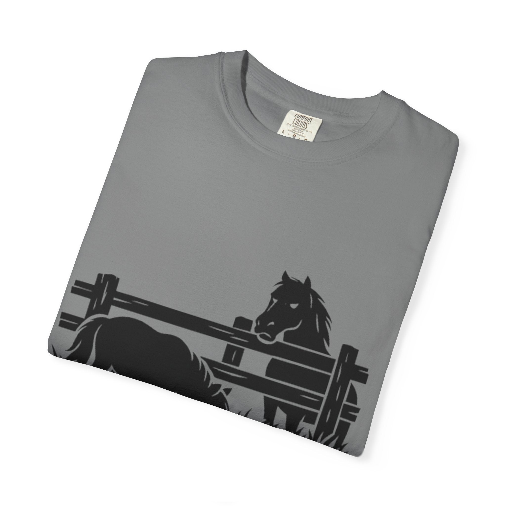 Miniature Pony T-Shirt — "I'm happy being little." Horse Lover Tee