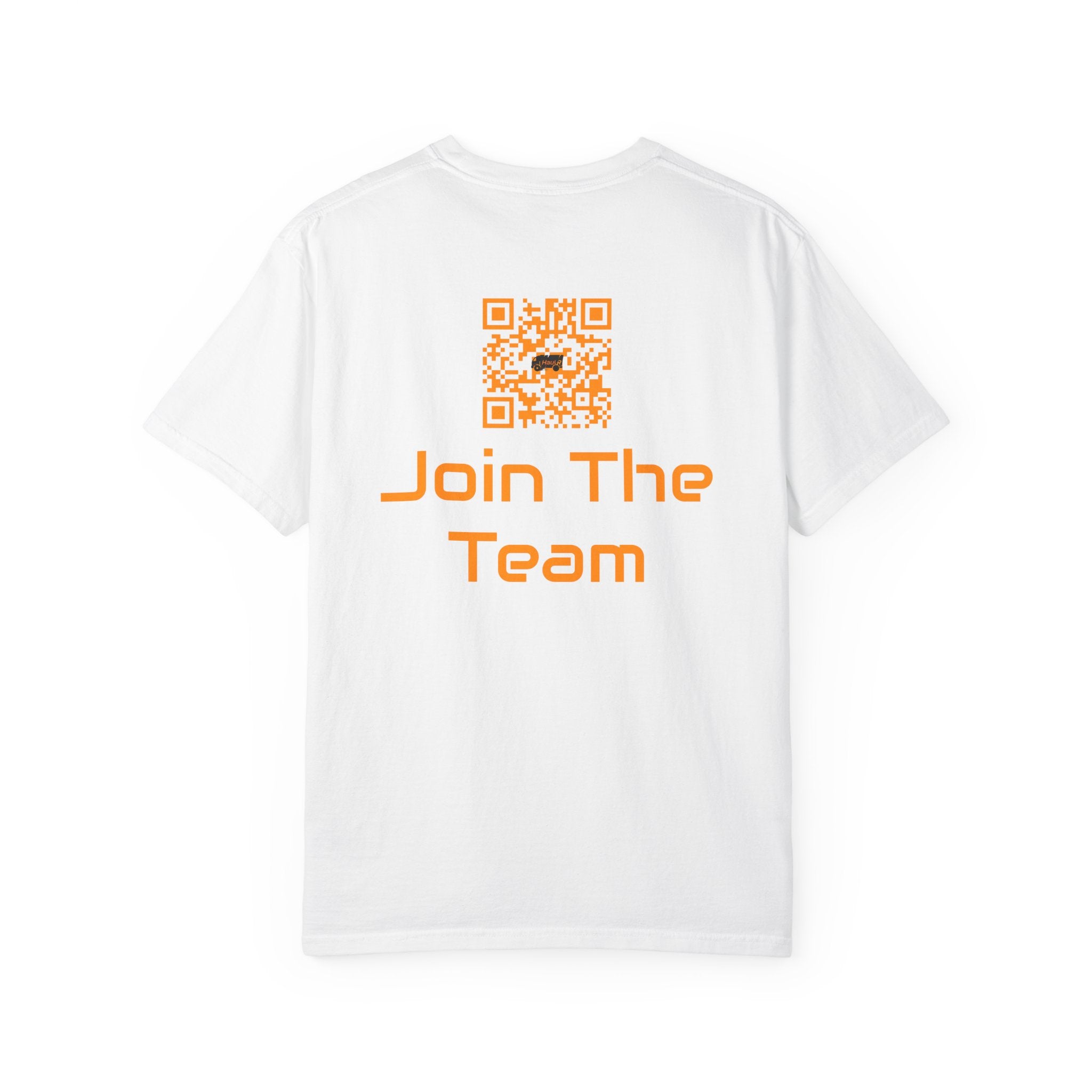 HaulR Logo T-Shirt — "Join the Team" QR Back Tee