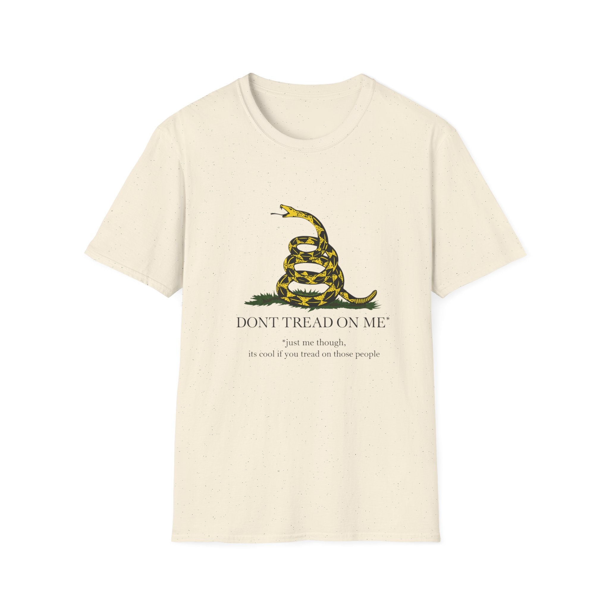 T‑Shirt — “Don’t Tread On Me” Coiled Gadsden Snake Patriotic Tee