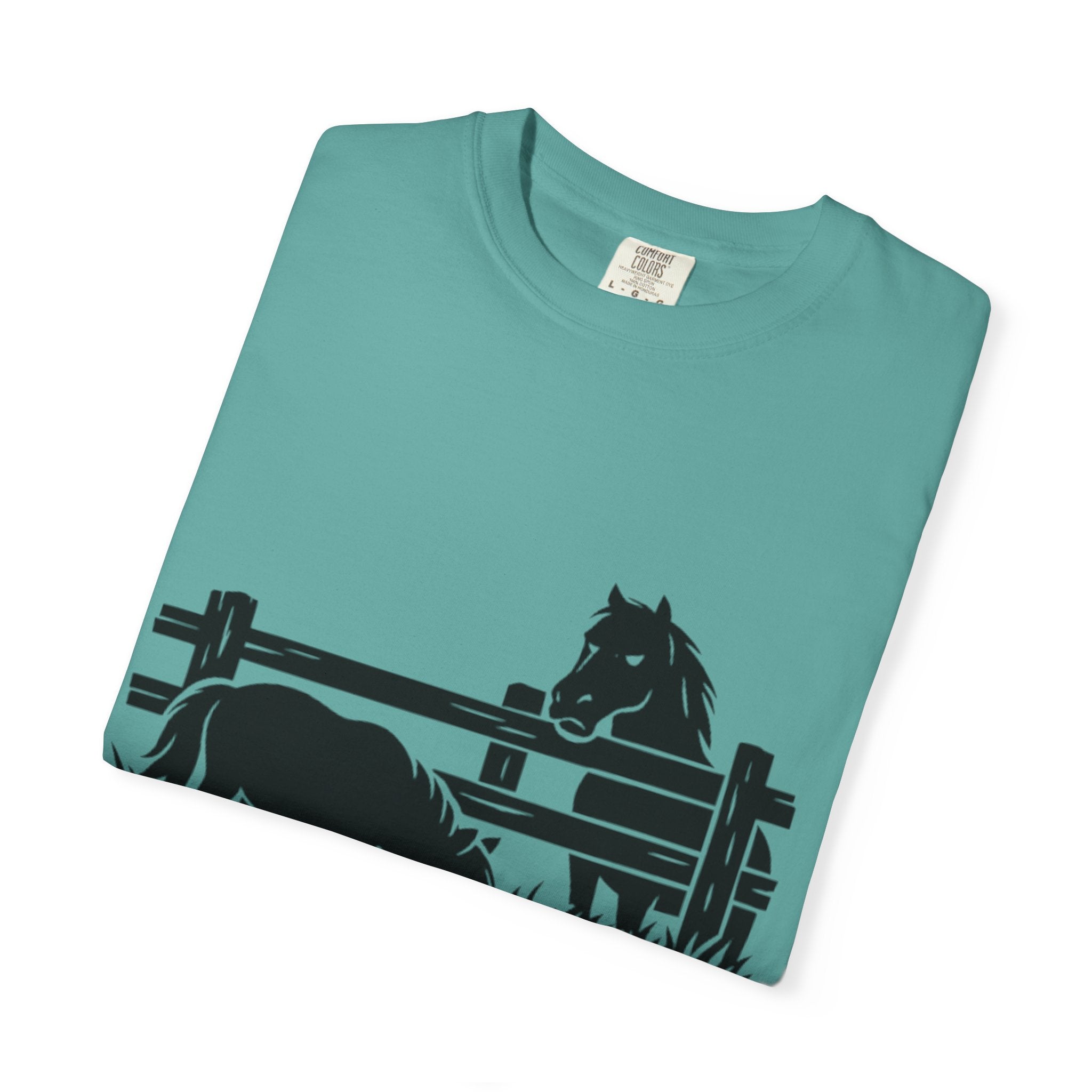 Miniature Pony T-Shirt — "I'm happy being little." Horse Lover Tee