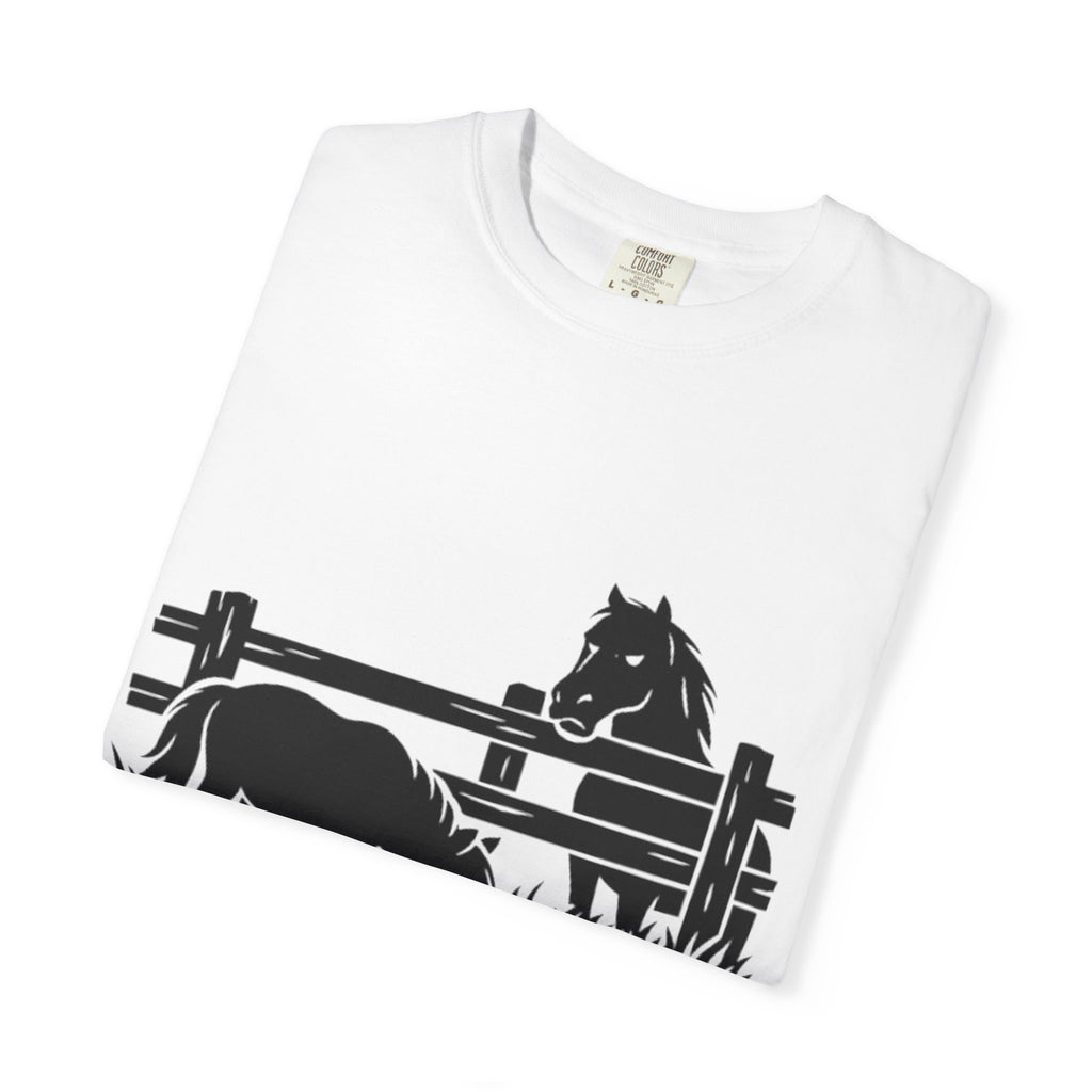 Miniature Pony T-Shirt — "I'm happy being little." Horse Lover Tee