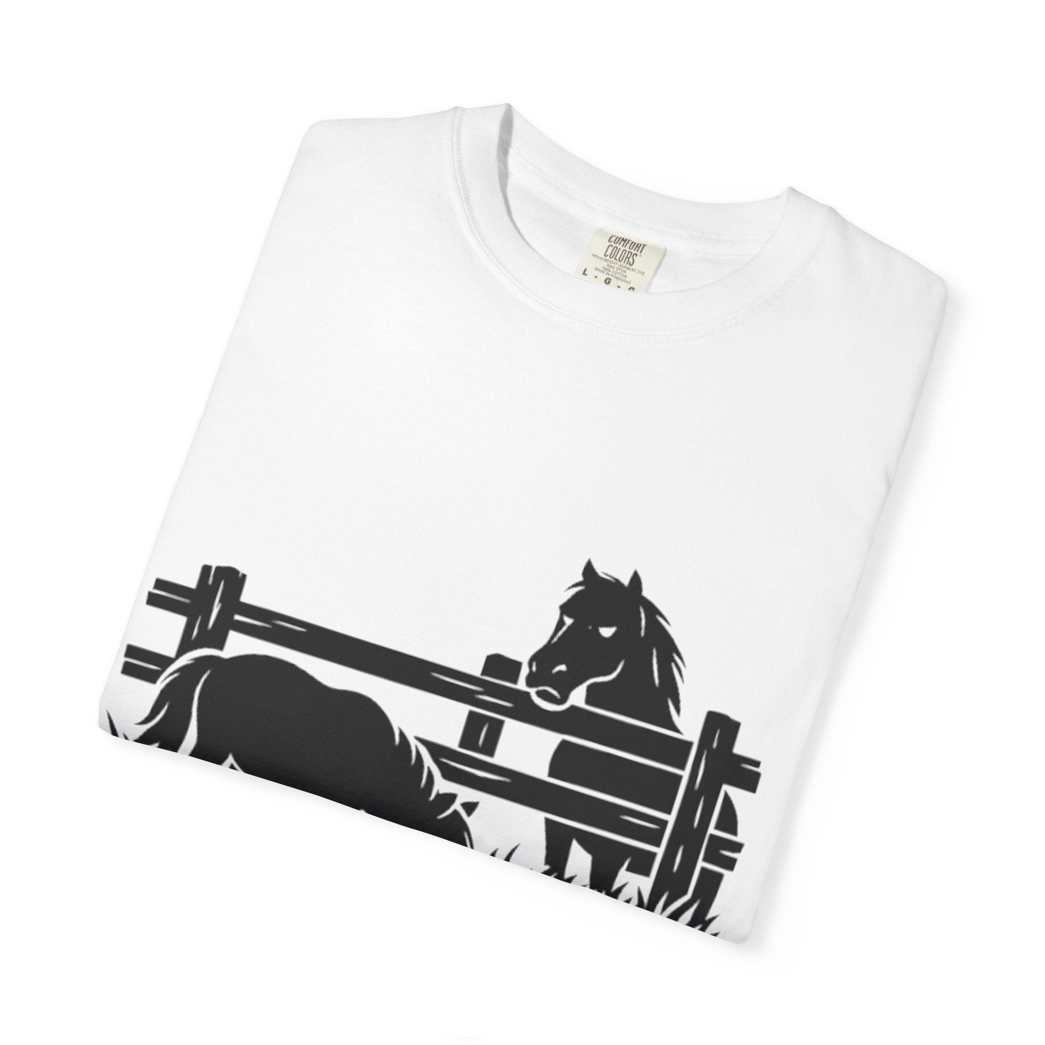 Miniature Pony T-Shirt — "I'm happy being little." Horse Lover Tee